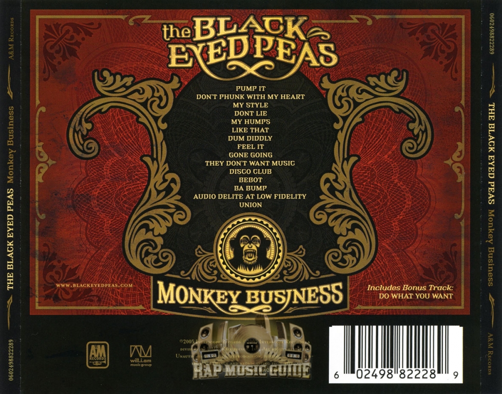 The Black Eyed Peas Monkey Business CD Rap Music Guide